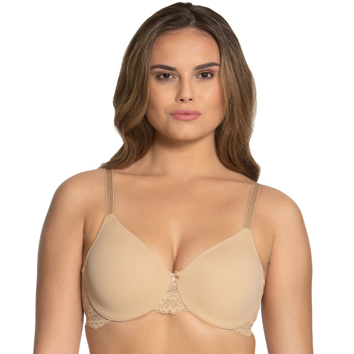 Everyday Hidden Underwire Seamless Lace Minimizer Lena Nude