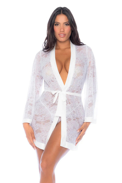 Romantic Lace Robe Mapale Isla Belle
