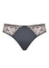 Soft breathable lace of embroidered Brazilian panty Samanta Eliza