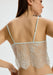 Sheer Lace Cami Mint back view