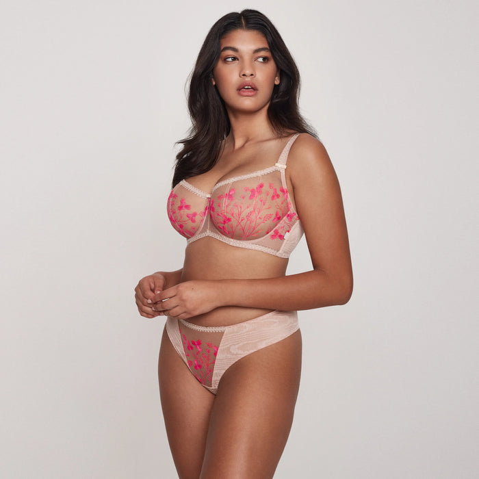 Sheer Balconette Underwire Bra Flirt