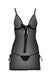 Sheer Mesh Chemise Casmir Kea Black Lingerie Set