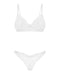 White Bra & Thong Lingerie Set