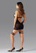 Side-back view of Sheer Mesh Chemise String Set Obsessive Nuites with adjustable straps and sheer mesh design for a flattering silhouette.