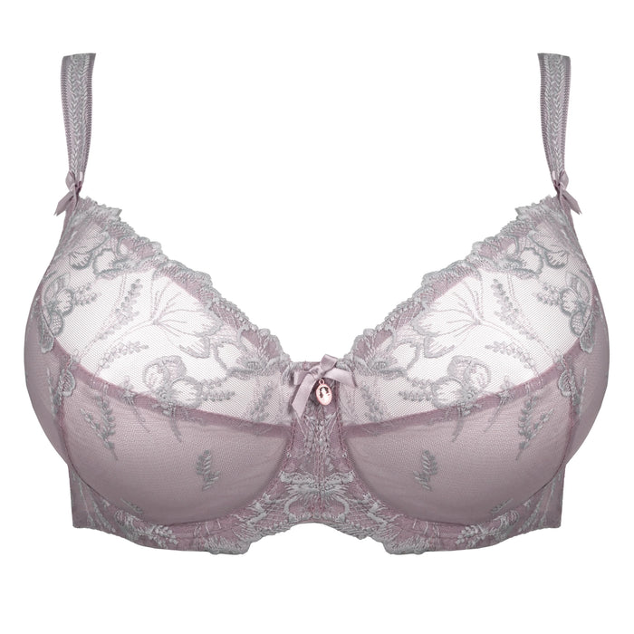 Sheer Three-Part Underwire Bra Beige Lingerie
