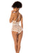 Sheer Lace Romper Bridal Intimates back view