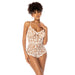 Flirty white lace romper for women – perfect for date night; Shop @ Lavinia Lingerie