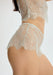 Sheer Lace BoyShort Blush Serene Mint; Shop @ Lavinia Lingerie