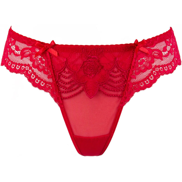 Sheer Lace Thong Panty Axami Valentine