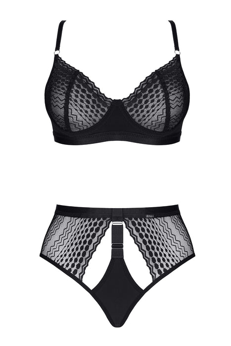 Soft Lace Bra & High Waisted Shorts Demoniq Sarita