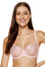 Transparent Demi Underwire Bra Coco Pink Lingerie