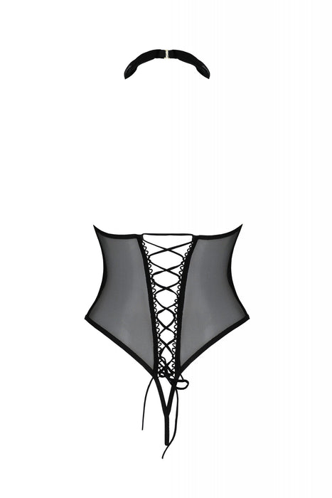 Sexy Lace-up Brief Panty Black Lingerie