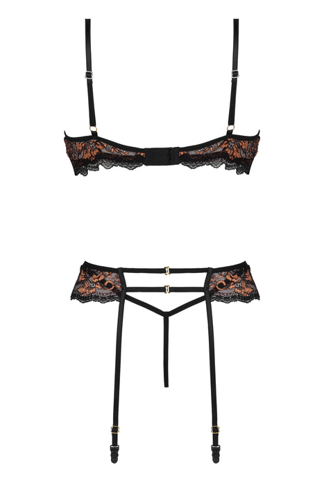 Sheer Mesh Lace Corset Beauty Night Goldie