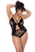 Plus Size Sheer Lace Teddy @ Lavinia Lingerie