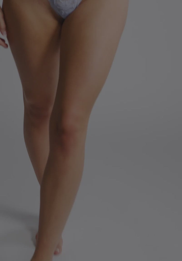 Lace Bodysuit in Lavender featuring soft mesh fabric and high-leg cut for a flattering fit. Ideal for sexy and comfortable lingerie wear.