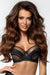 Soft Sheer Mesh Balconette Bra Black Lingerie