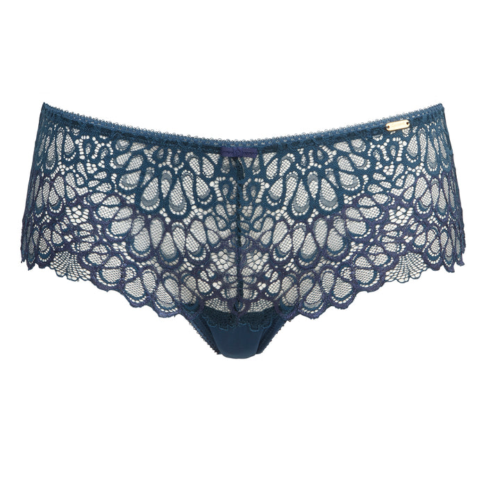 Sheer Short Panty Dark Teal