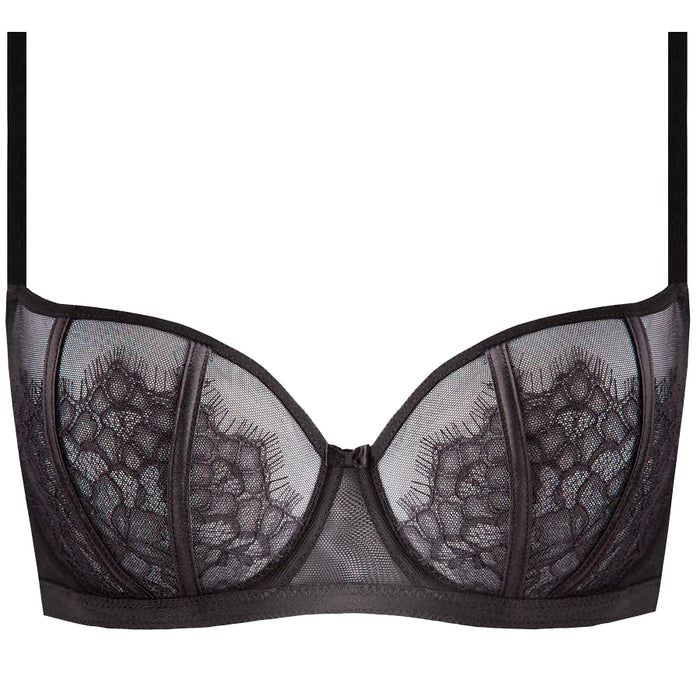 Sheer Lace Balconette Bra Betani