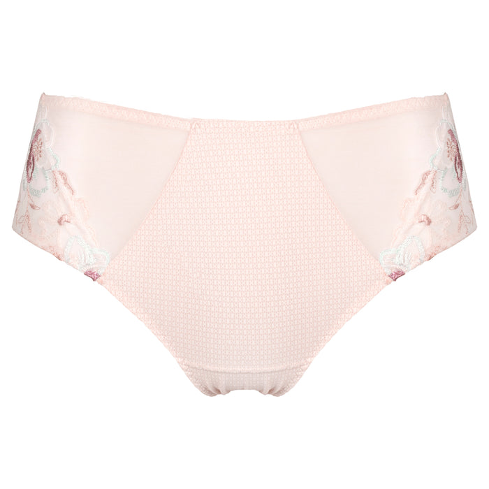 Semi Sheer Lace Maxi Brief Panty Bisquit
