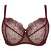 Sheer Lace Bra Gorteks Pamela Aubergine
