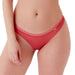 Gossard Glossies Raspberry Sorbet Sheer See Through Thong Panty 6276 Red Underwear