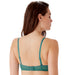 Lace Bra back view Green Lingerie