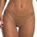 Sheer See Through Thong Panty Gossard Glossies Bronze 6276