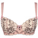 Sexy Sheer Mesh Balconette Bra Axami Copper Rose Pink Intimates