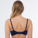 Full Cup Bra Navy BLUE back view