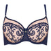 Sheer Mesh Balconette Bra Hazel Navy Blue Intimates