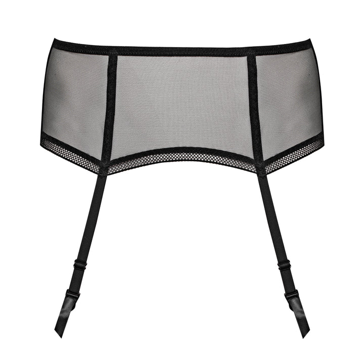 Transparent Tulle Garter Belt Samanta Leo