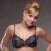 Unpadded Soft Lace Bra Mystic Winter