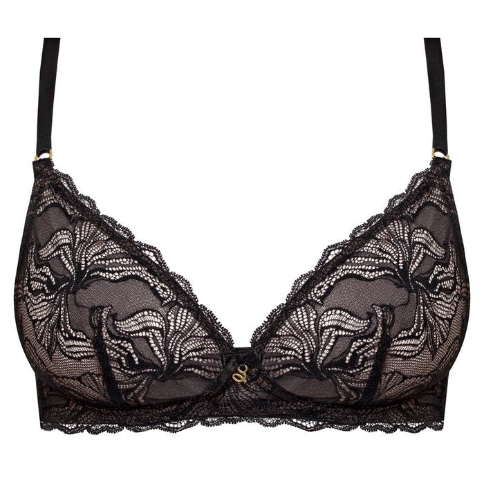 Sheer Lace Triangle Wireless Bra Samanta Nyks