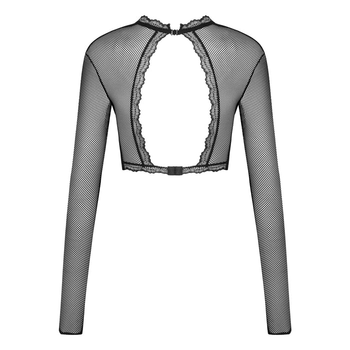Sexy Fishnet Open Cup Top Obsessive Mibelia