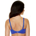 Sheer Lace Balcony Bra Gorteks Pamela Sapphire back view