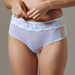 Sheer Hipster Thong Panty Lavinia Flame White