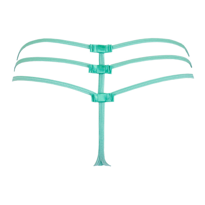 Sexy String Panty Aqua Green Intimates back view
