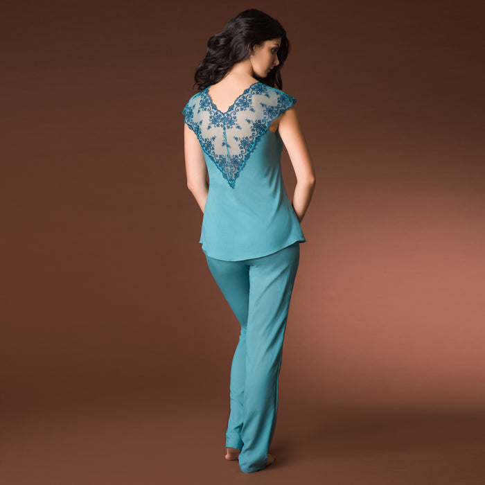 Sheer Lace Pajama Top Vova Lingerie Cosima
