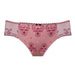 Sheer Mesh Tulle Embroidered Brief Panty Viola Rose Intimates