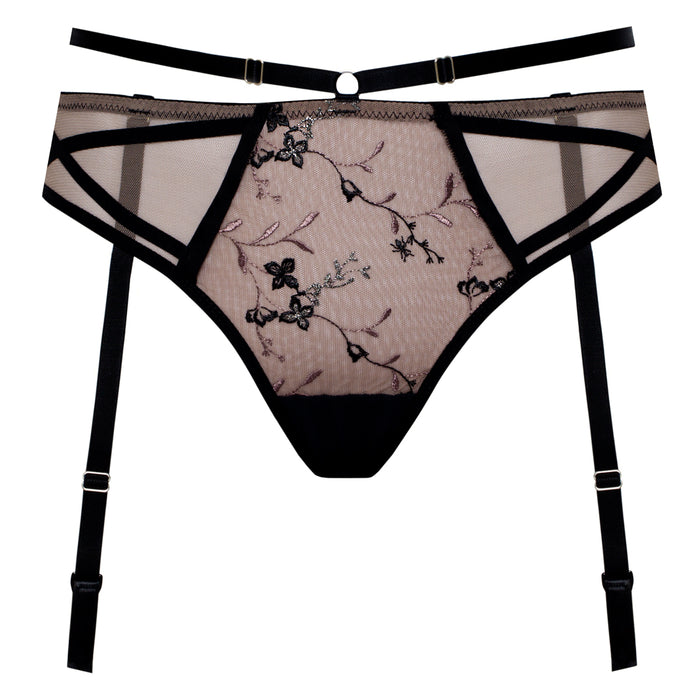 Transparent Embroidered Tanga Panty Antinea