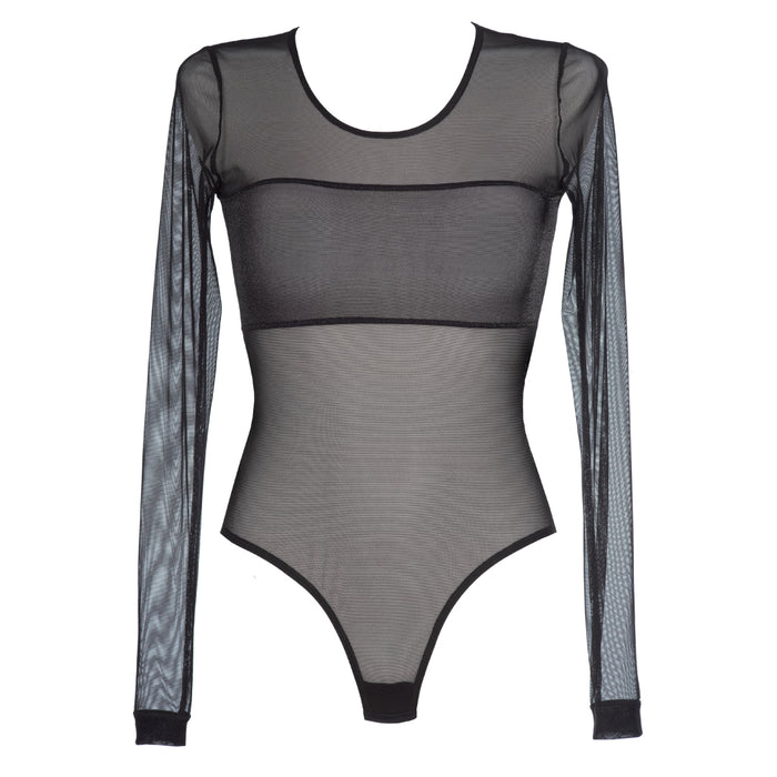 Sheer Mesh Delicious Bodysuit Axami Miami Vibe black lingerie