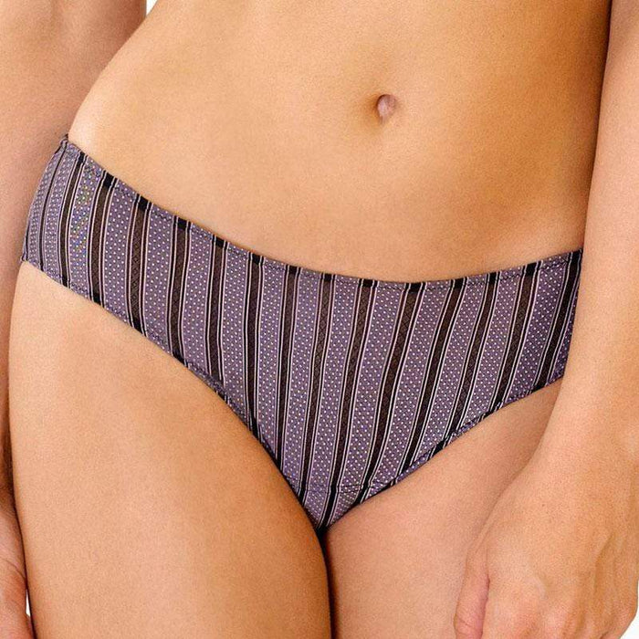 Soft Stretch Bikini Panty Daisy Stripe