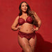 Gossard Superboost Lace Plunge Bra Cranberry/Raspberry Sorbet