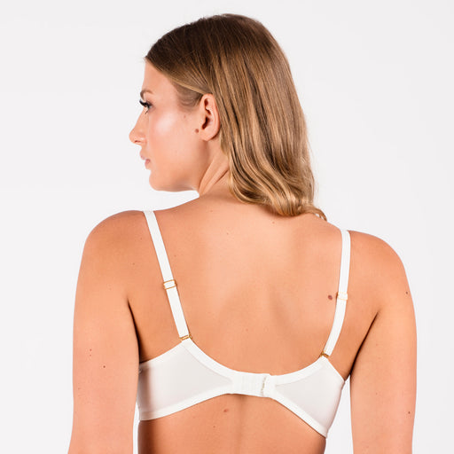 Cream Bra back view