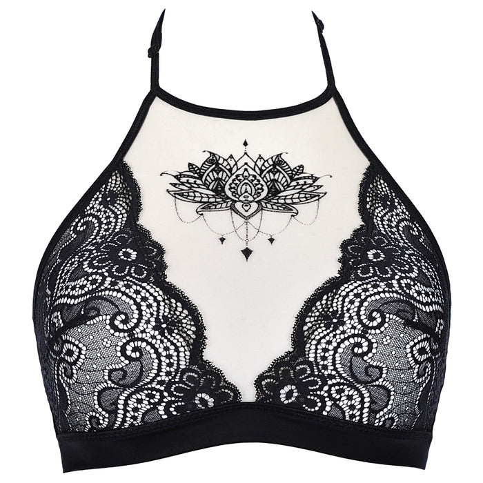 Sheer Lace Bralette Axami Julianne