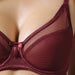 Sexy Fishnet Bra Claudette Rouge Noir Claudette Lingerie Fishnet Bra