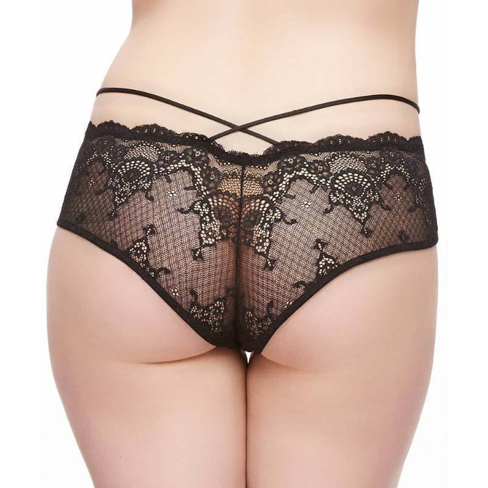 Strappy Lace Cheeky Panty Fleurt Velvet Crush