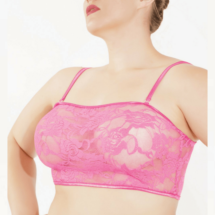 Sexy Sheer Lace Wireless Bralette Coquette