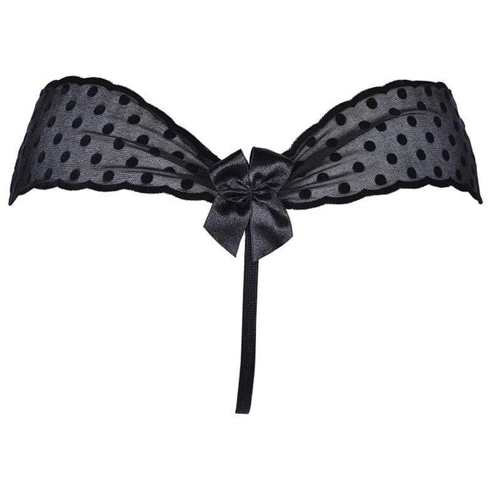 Sexy Sheer String Thong Panty Axami Seductive Dots
