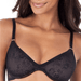 Skarlett BLUE Sheer Bra Sexy Sheer Underwire Bra Skarlett Blue Trellis SB1737110 32A / Black - Lavinia Lingerie